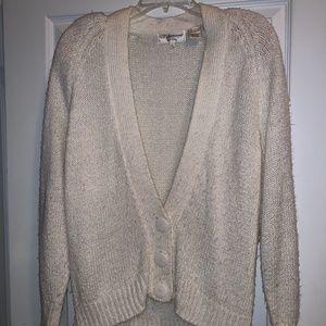 Cream Sweater / Cardigan